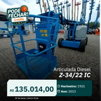 Plataforma Elevatória Articulada Diesel Z-34/22 IC