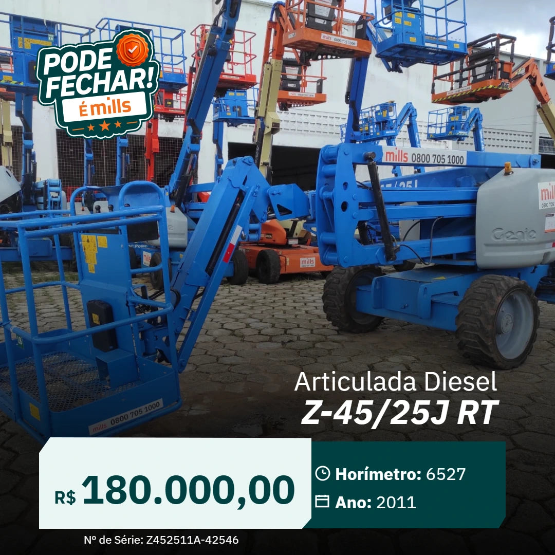 Plataforma Elevatória Articulada Diesel Z-45/25J RT