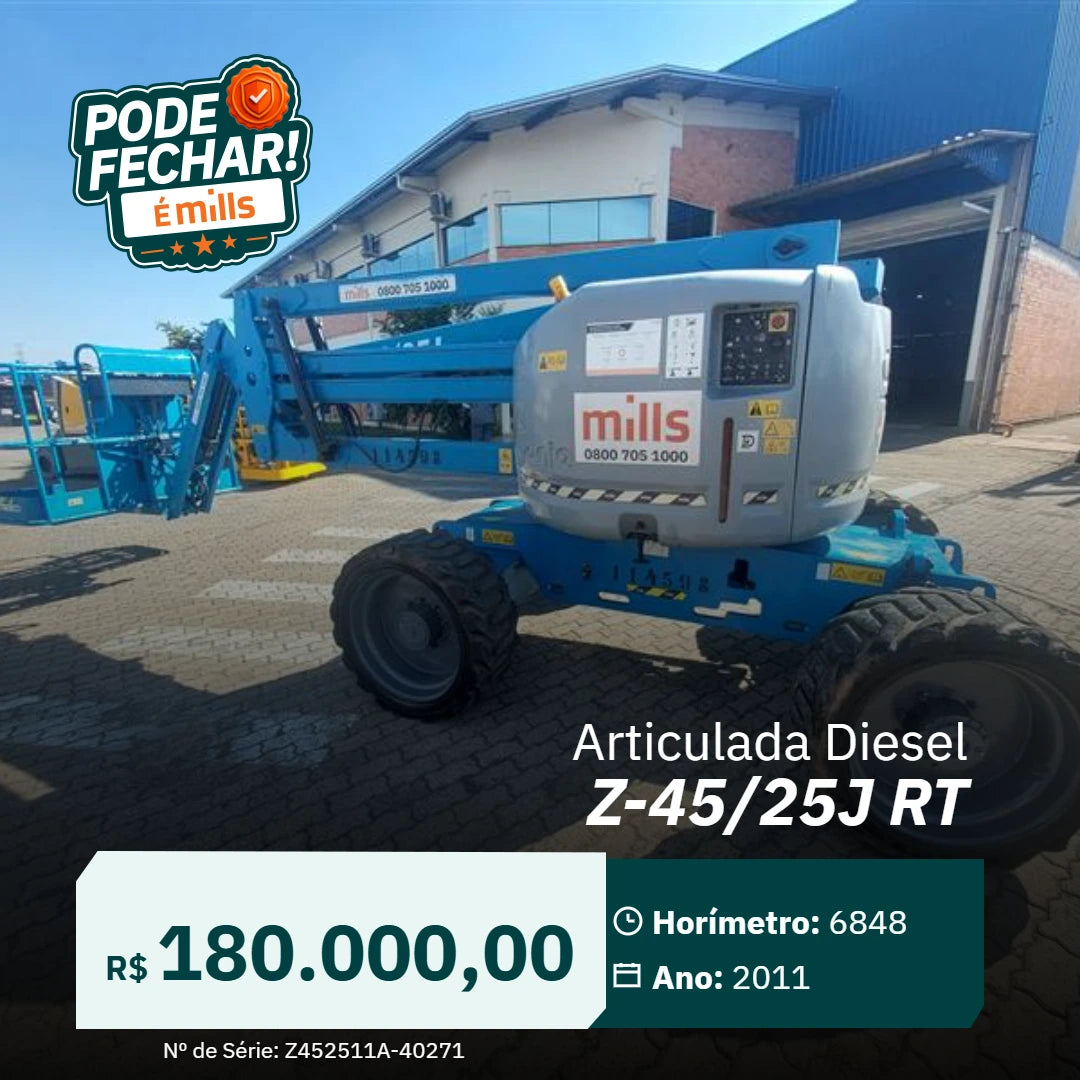 Plataforma Elevatória Articulada Diesel Z-45/25J RT