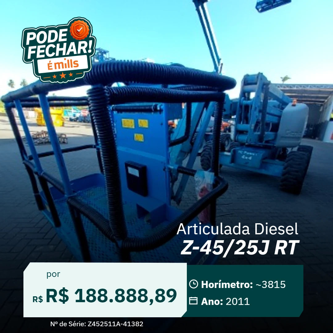 Plataforma Elevatória Articulada Diesel Z-45/25J RT